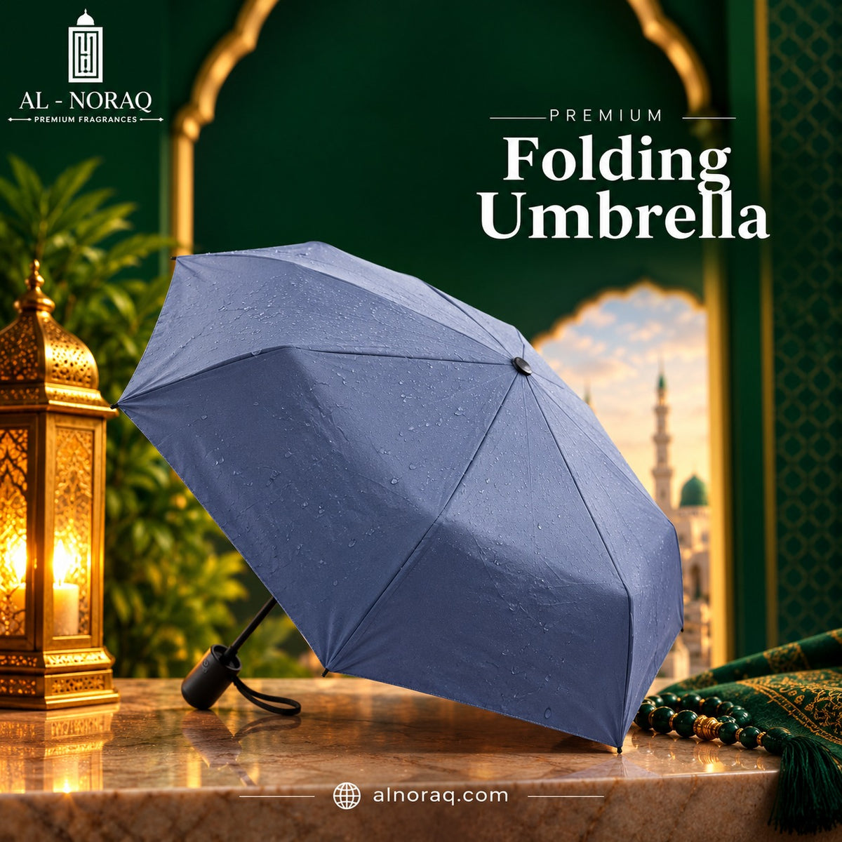 Al Noraq Premium Folding Umbrella – Compact Travel Umbrella