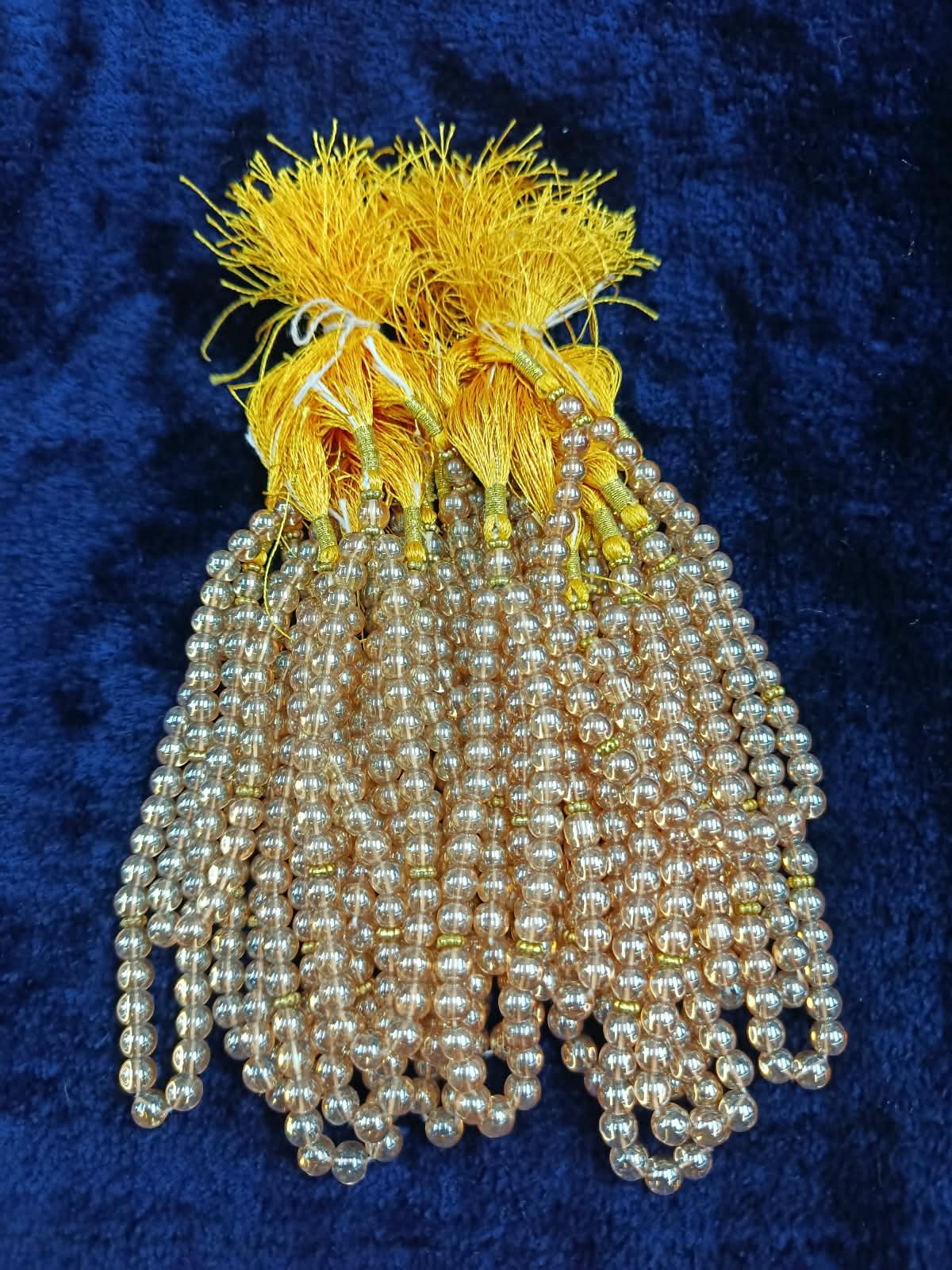 Al Noraq Golden Tasbih – 33 Dana | Pack of 12 (Dozen)