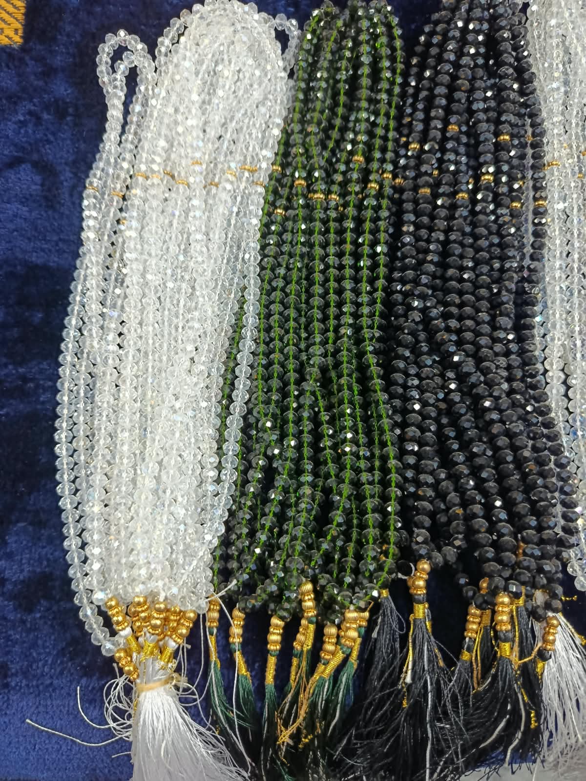 Al Noraq Crystal Tasbih – 100 Dana Premium Prayer Beads