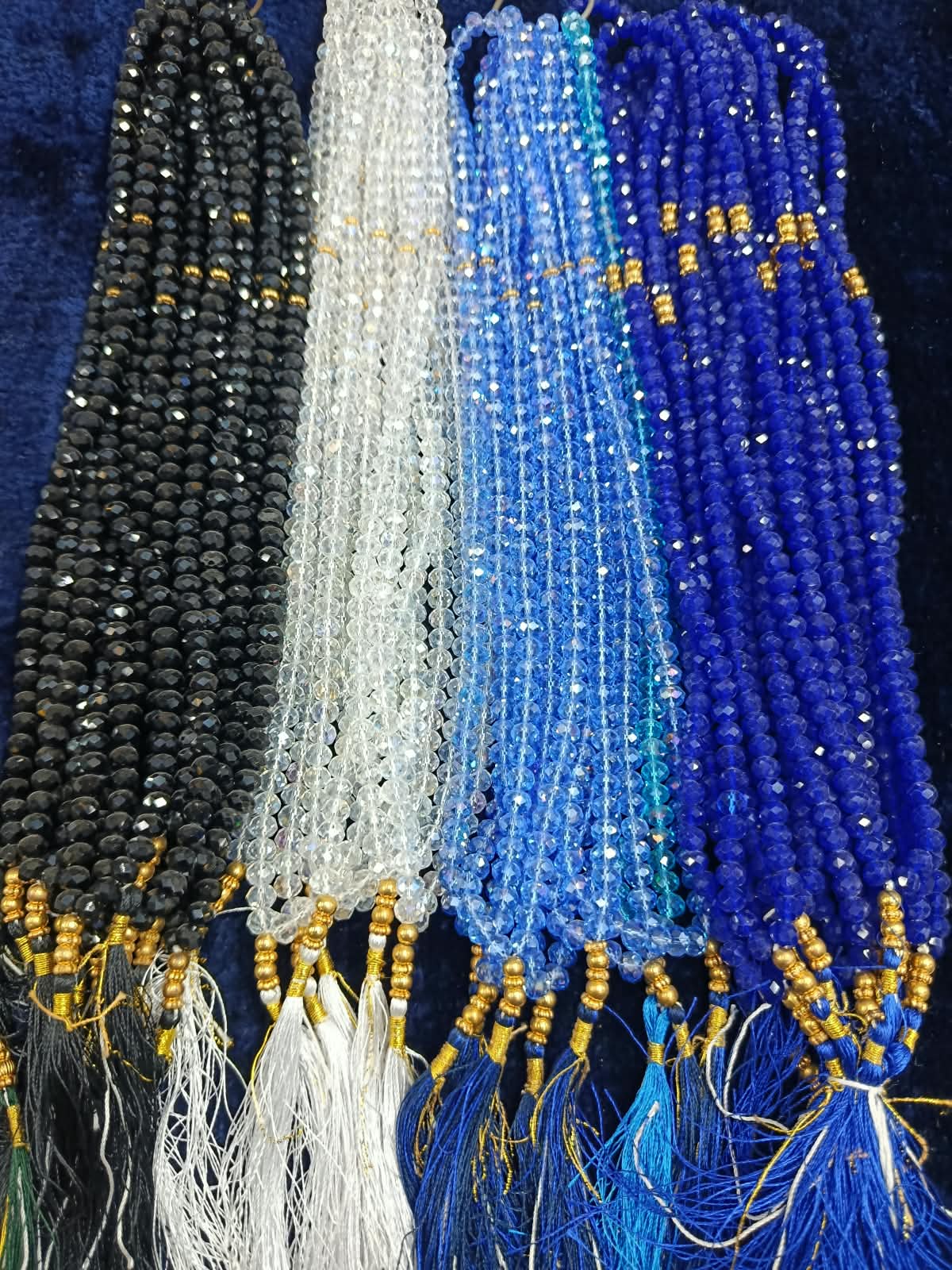 Al Noraq Crystal Tasbih – 100 Dana Premium Prayer Beads