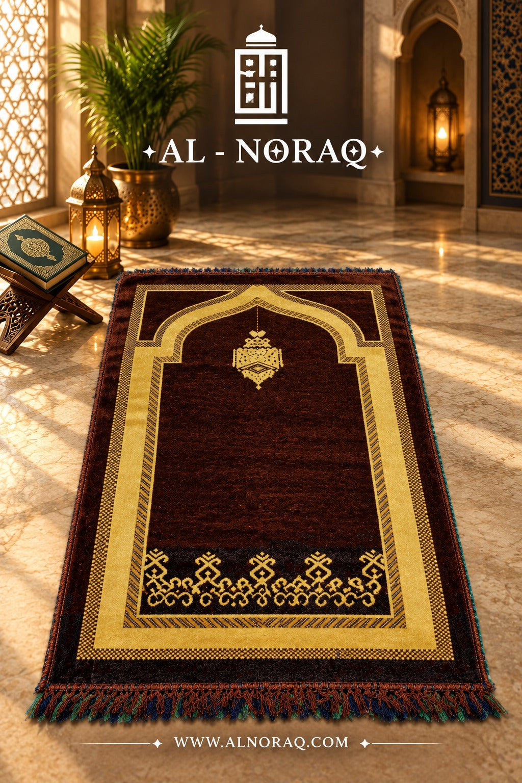 Al Noraq Carpet Style Janamaz – Premium Islamic Prayer Mat